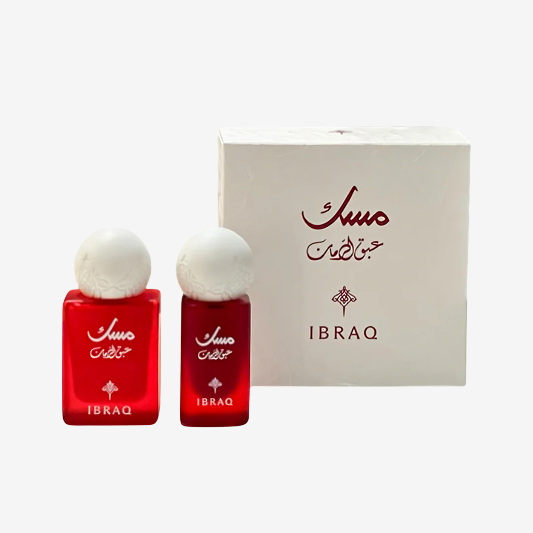 Ibrahim Al Qurashi – Pomegranate Musk Travel Set (Concentrated)