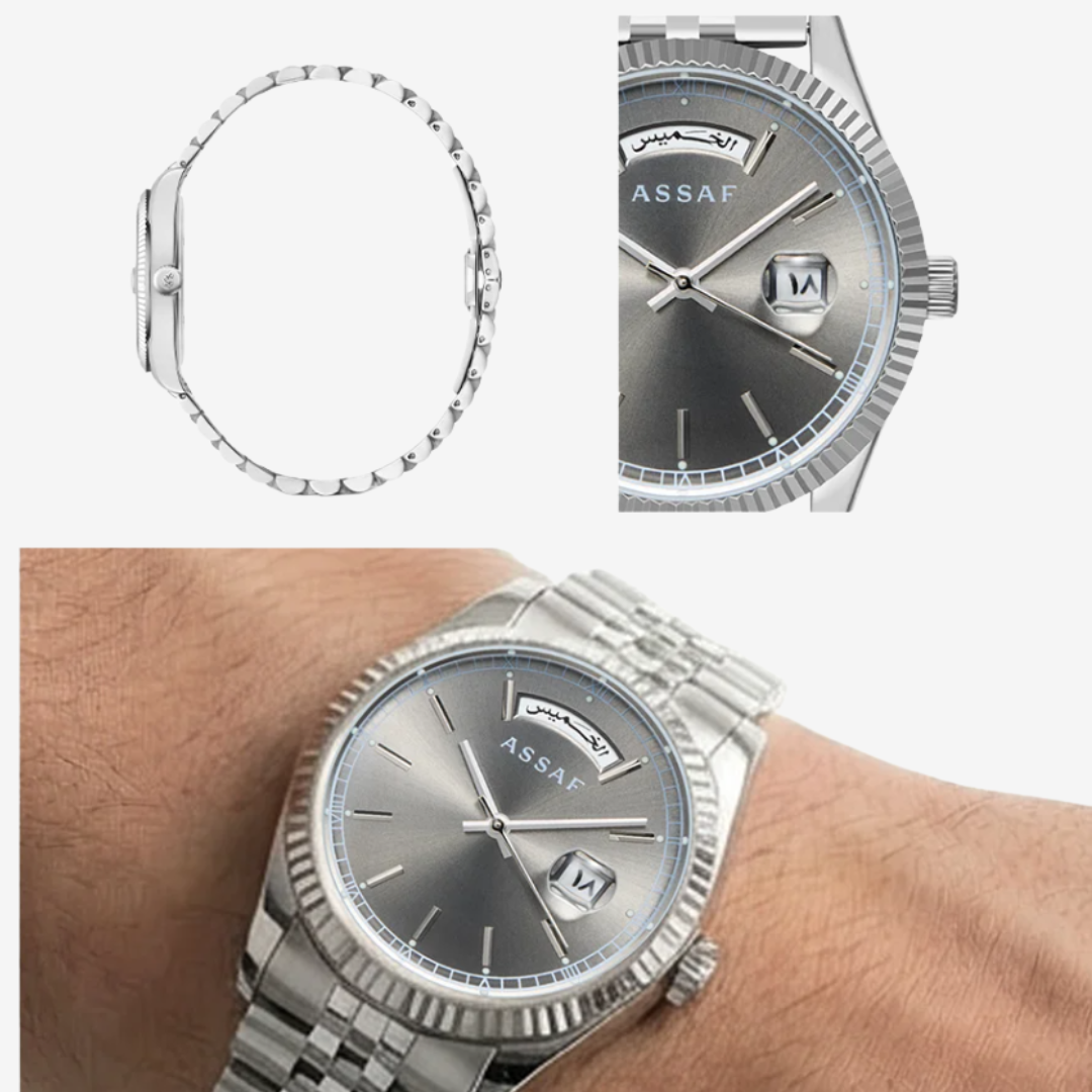 Harun Grey Watch by Assaf for Men