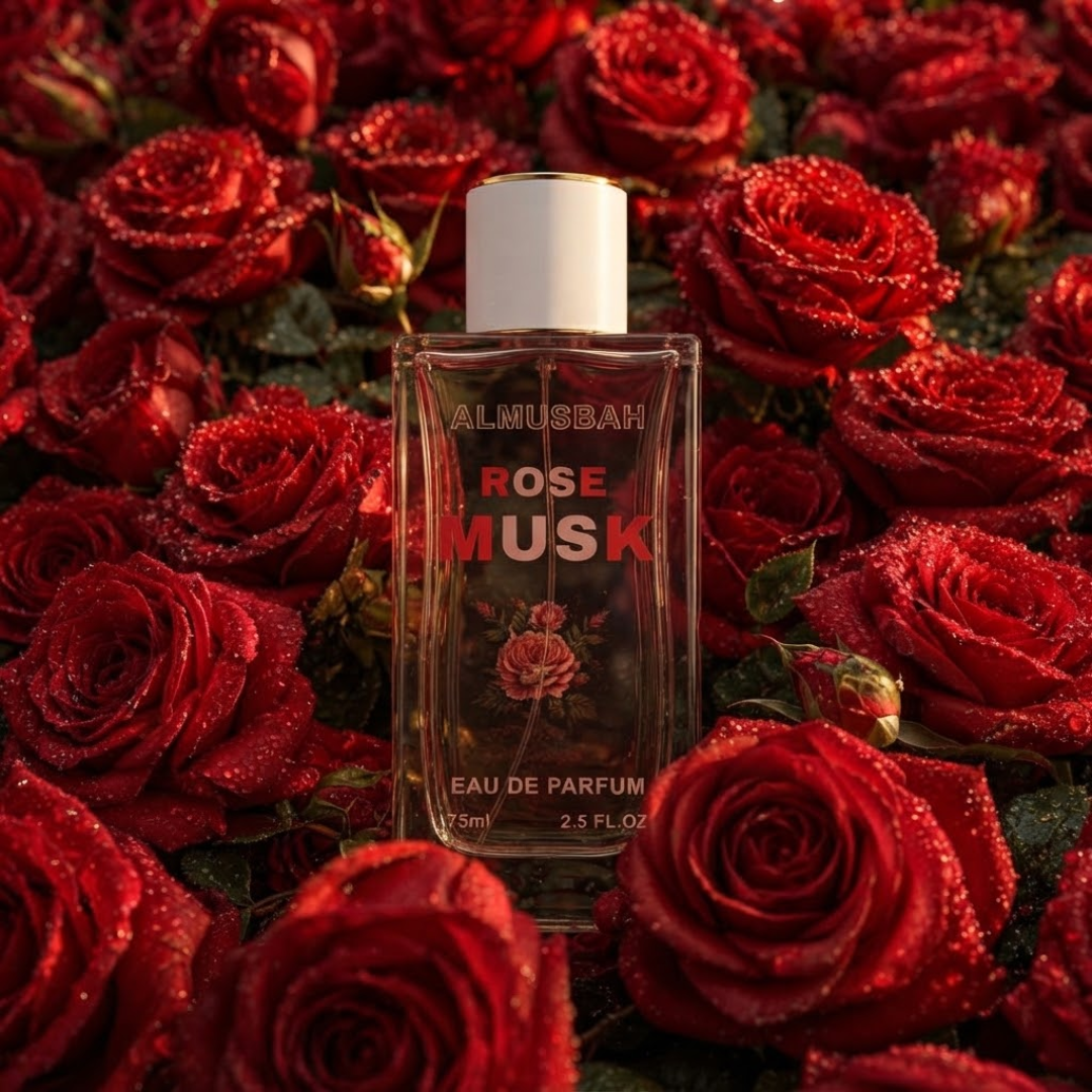 Rose Musk by Almusbah Blend for Women and Men – 75ml