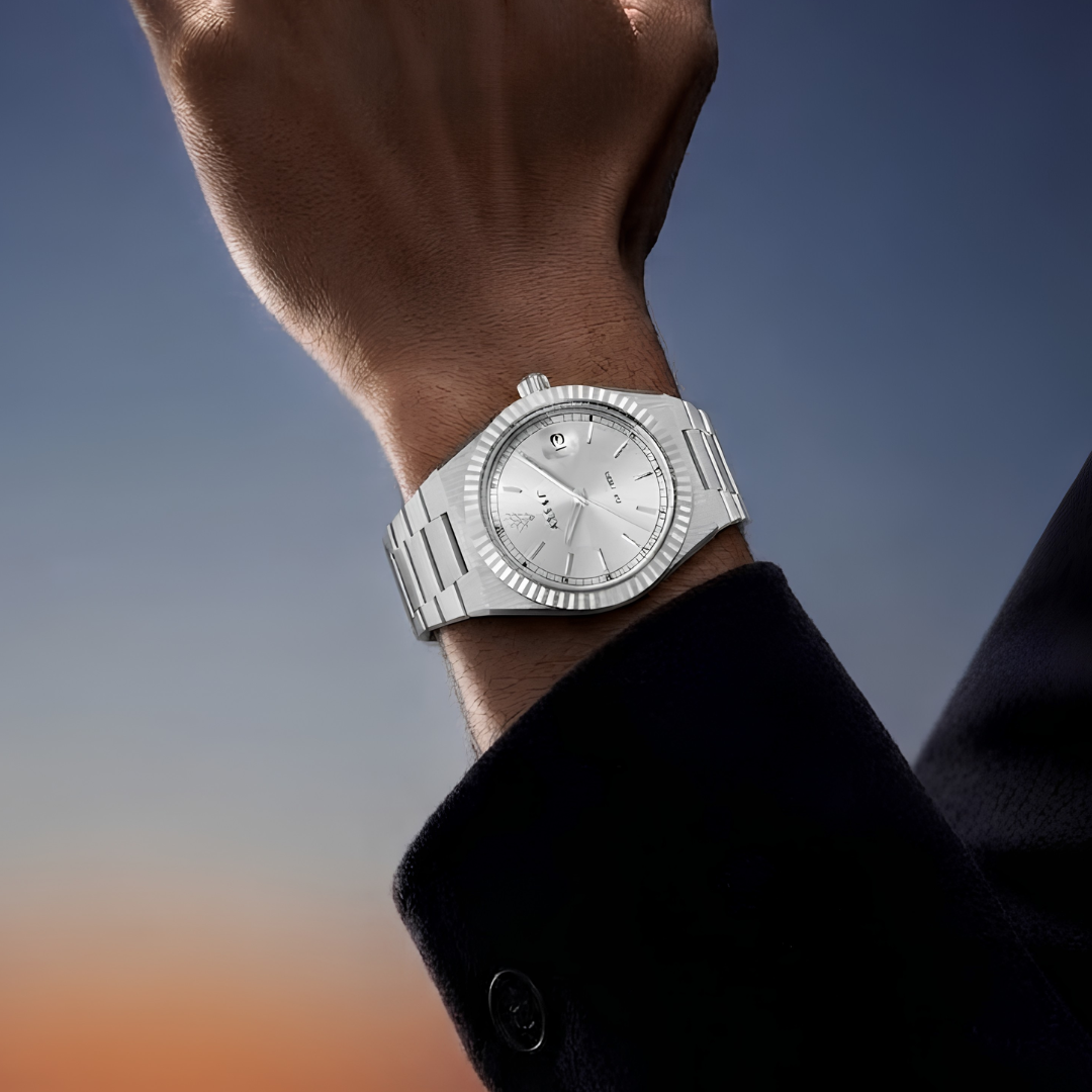 Signature Silver Watch by Assaf for Men