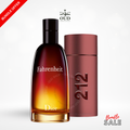 212 Sexy Men By Carolina Herrera For Men EDT & Fahrenheit BY Dior For Men EDT