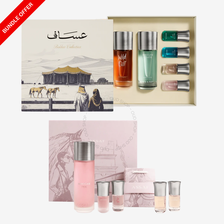 Assaf Bakhur Collection Set + ARROGATE PINK 200ml SET – OUD SHOP