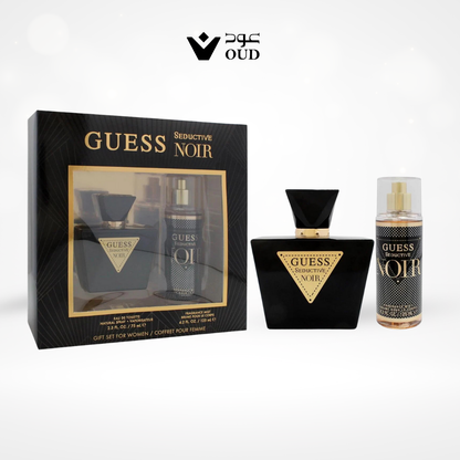 Guess Seductive Noir Gift Set for Women - ( Eau De Toilette 75ml & Body Mist 125ml )