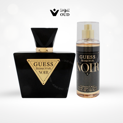 Guess Seductive Noir Gift Set for Women - ( Eau De Toilette 75ml & Body Mist 125ml )