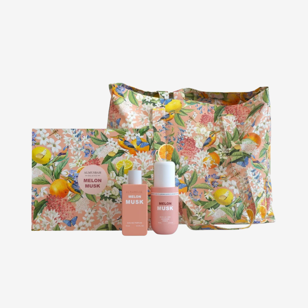 Melon Musk Set by Almusbah Blend – Eau de Parfum 75ml + Body Mist 160ml - Unisex
