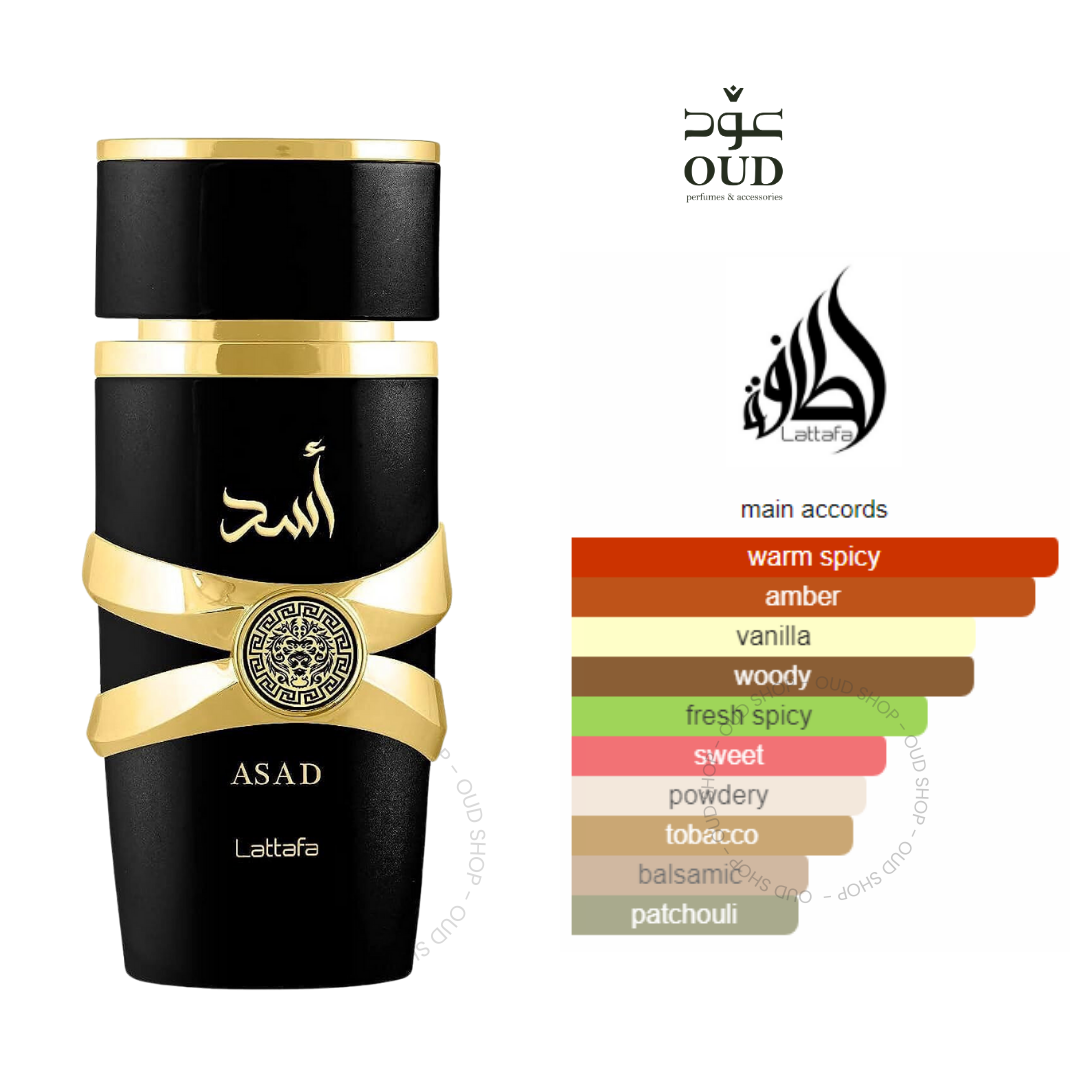 Lattafa Notes Asad By Lattafa For Men – OUD SHOP