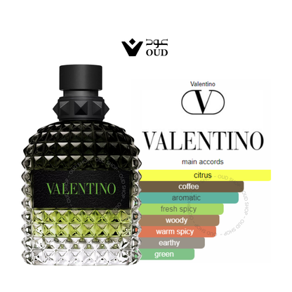 Valentino Uomo Born in Roma Green Stravaganza Valentino for men