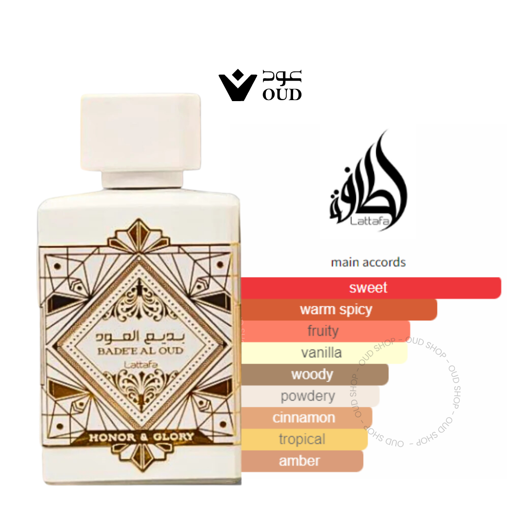 Bade'e Al Oud Honor & Glory Lattafa Perfumes for women and men