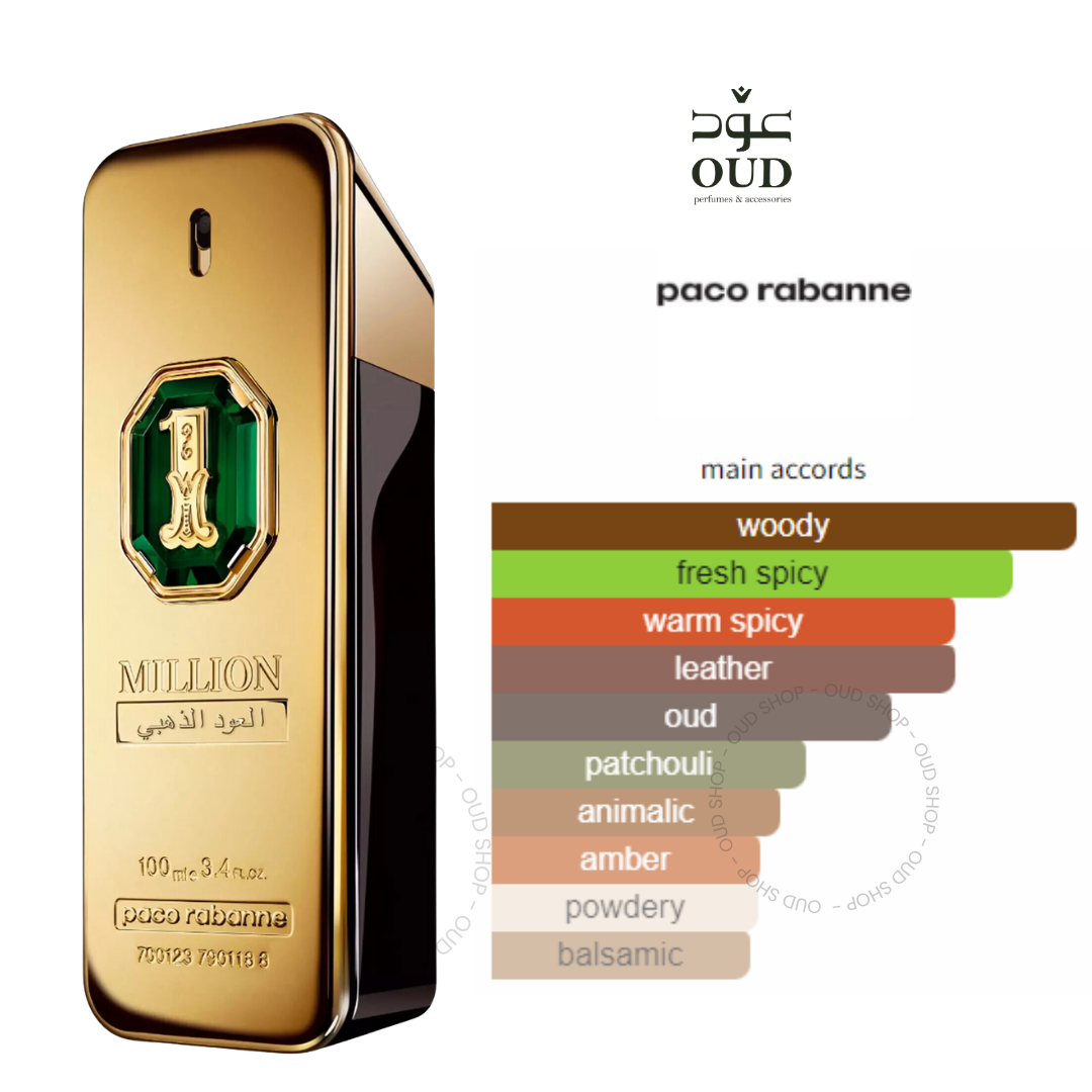 1 Million Golden Oud BY Paco Rabanne For Men