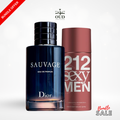 212 Sexy Men & Sauvage BY Dior (For HIM) Outlet Master Box