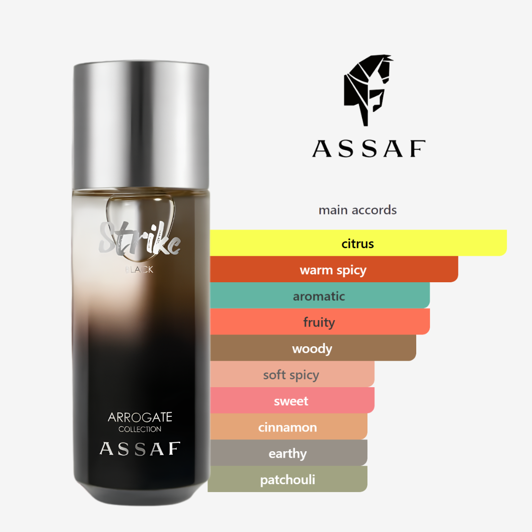 Strike Assaf Strike Black Assaf for women and men - 125ml – OUD SHOP