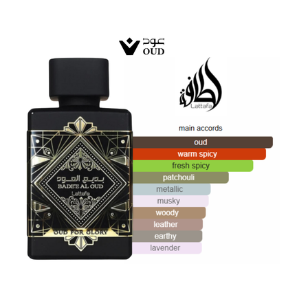 Bade'e Al Oud Oud for Glory Lattafa Perfumes for women and men