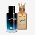 Sauvage Dior 100ml + Hersh Lahab 100ml